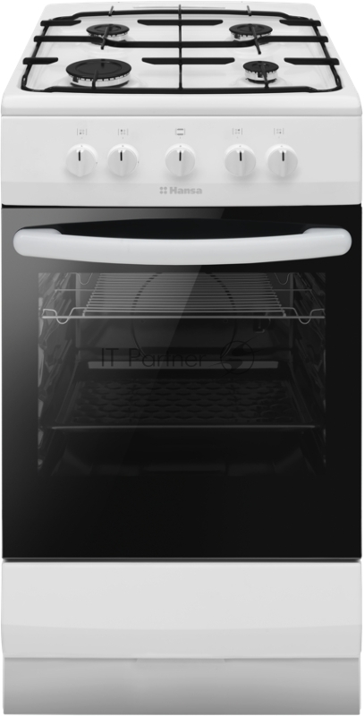Газовая плита Hansa FCGW51041 85х50х60, газовая, белая