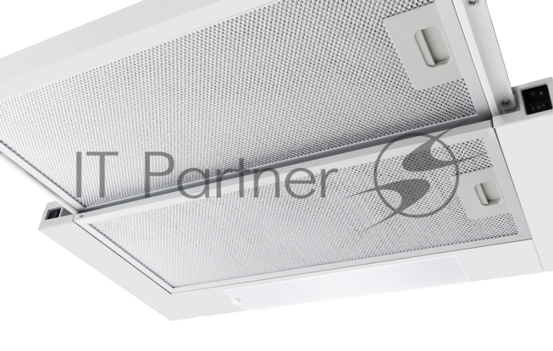 Вытяжка встраиваемая телескопическая Hansa OTP6233WH, ширина 60 см. Максимальная производительность 350 м3/ч, минимальный уровень шума 62 дБ, 1 мотор, 2 алюминиевых жировых фильтра, LED освещение, З скорости работы. Цвет – белый