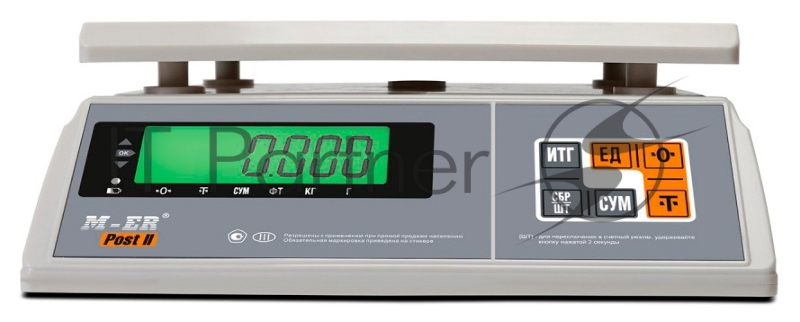 Весы фасовочные Mertech M-ER 326AFU-15.1 LCD белый (3060)