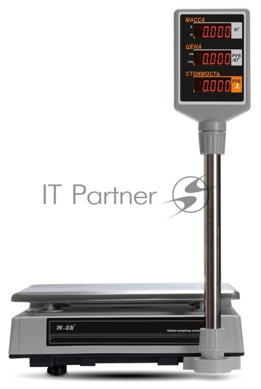 Весы торговые Mertech M-ER 327ACP-15.2 LED белый (3029)