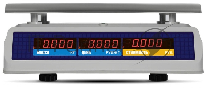 Весы торговые Mertech M-ER 329AС-15.2 IP67 LED Fisher белый (3175)