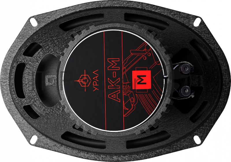 Колонки автомобильные Ural АК-М М (без решетки) 280Вт 92дБ 4Ом 15x23см (6x9дюйм) (ком.:2кол.) коаксиальные однополосные