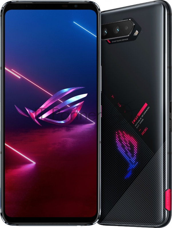 Смартфон Asus ZS676KS-1A060RU ROG Phone 5s 512Gb 16Gb черный моноблок 3G 4G 2Sim 6.78 1080x2448 Android 11 64Mpix 802.11 a/b/g/n/ac/ax NFC GPS GSM900/1800 GSM1900 TouchSc