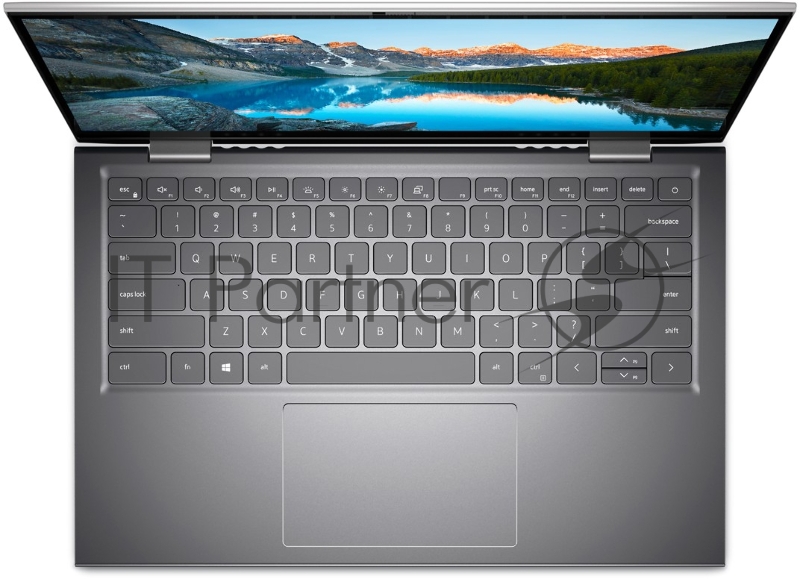 Ноутбук Dell Inspiron 5410 2 in 1 14(1920x1080)/Touch/Intel Core i5 1155G7(2.5Ghz)/8192Mb/256SSDGb Iris Xe Graphics/Cam/BT/WiFi/war 1y/Platnum silver/ Win 10 Home