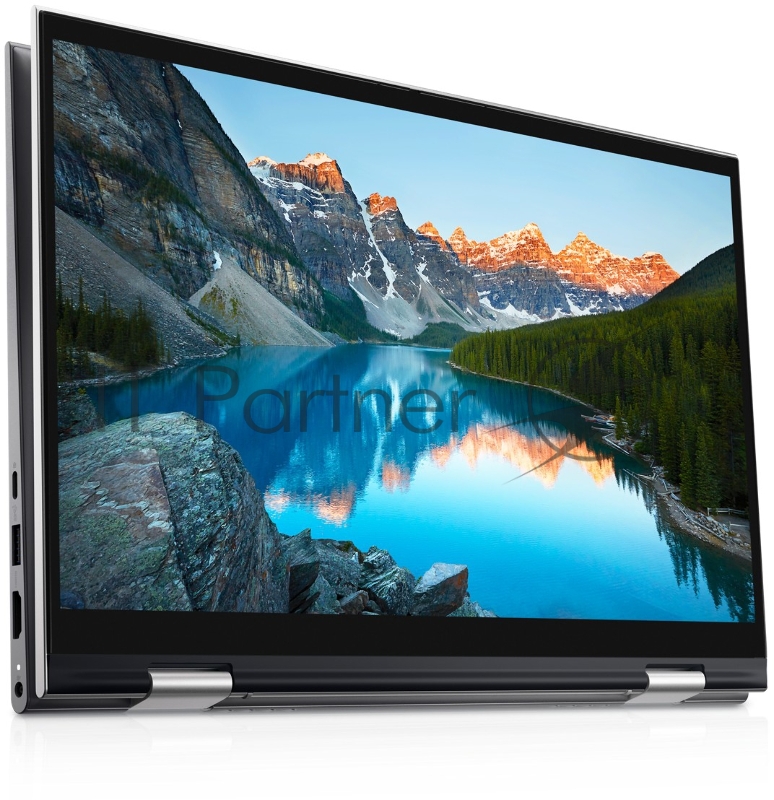 Ноутбук Dell Inspiron 5410 2 in 1 14(1920x1080)/Touch/Intel Core i7 1195G7(2.9Ghz)/16384Mb/512SSDG GeForce MX350(2048Mb)/Cam/BT/WiFi/war 1y/Platnum silver/ Win 10 Home