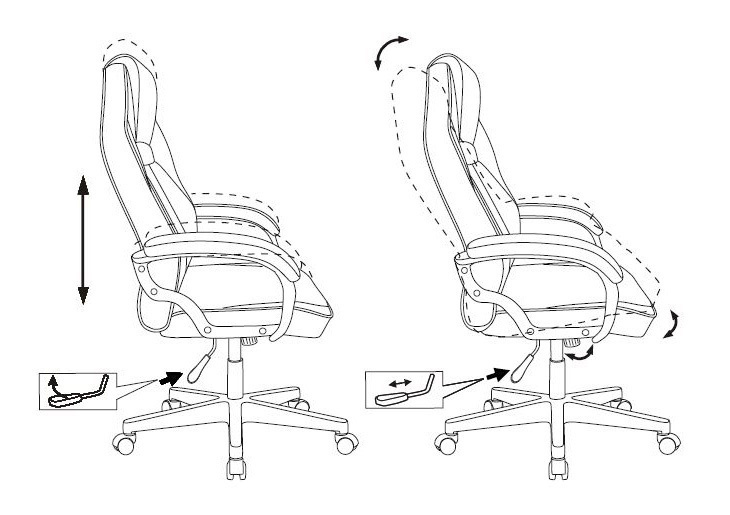 Кресло игровое Zombie DRIVER черный эко.кожа с подголов. крестовина пластик
