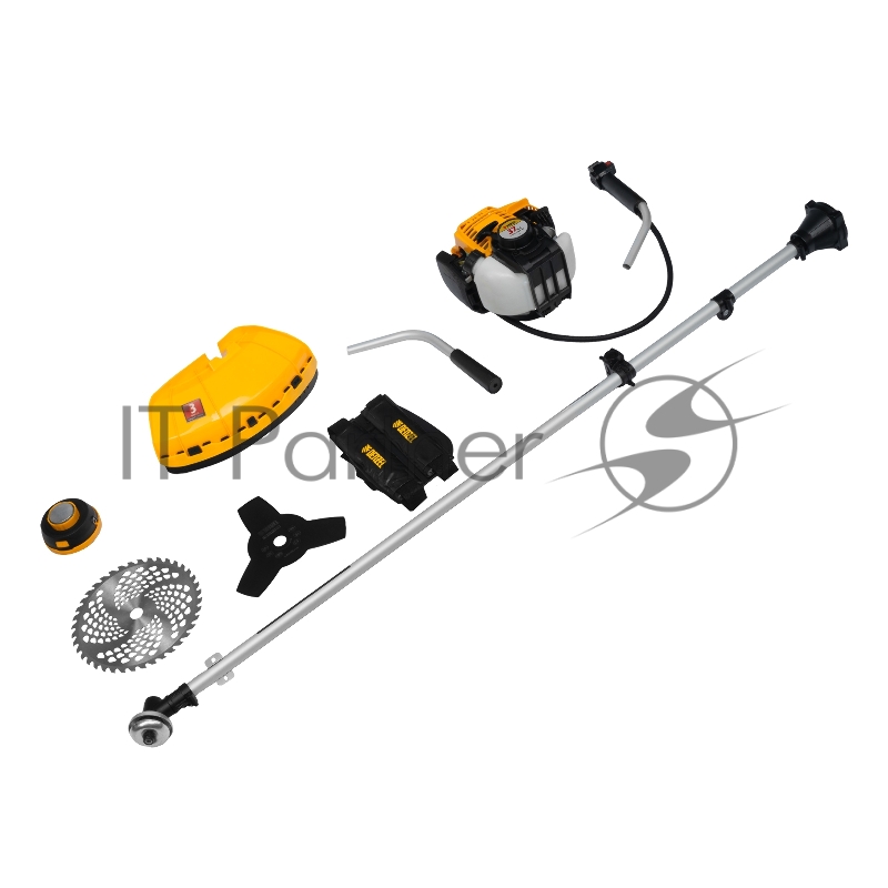 Триммер бензиновый Denzel DTL-37-4T, 4-тактный, 37 см3, неразъемная штанга, сост. из 2 частей 96267