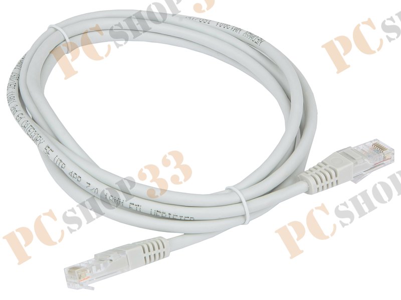 Патч-корд UTP 5e кат. Neomax NM13001-020-GR, с разъемами RJ-45 (2.0м)