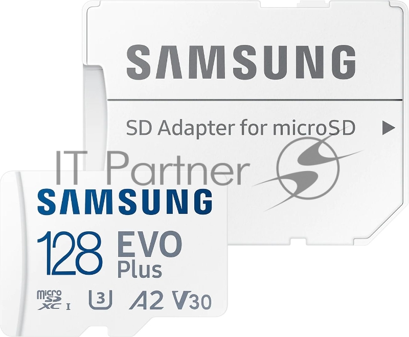 Флеш карта microSDXC 128Gb Class10 Samsung MB-MC128KA/RU EVO PLUS + adapter