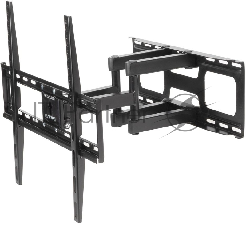 Кронштейн для ТВ ARM MEDIA COBRA-51 black (max VESA 400x400 мм., настенный, наклонно-поворотный, max 35 кг) (90213)