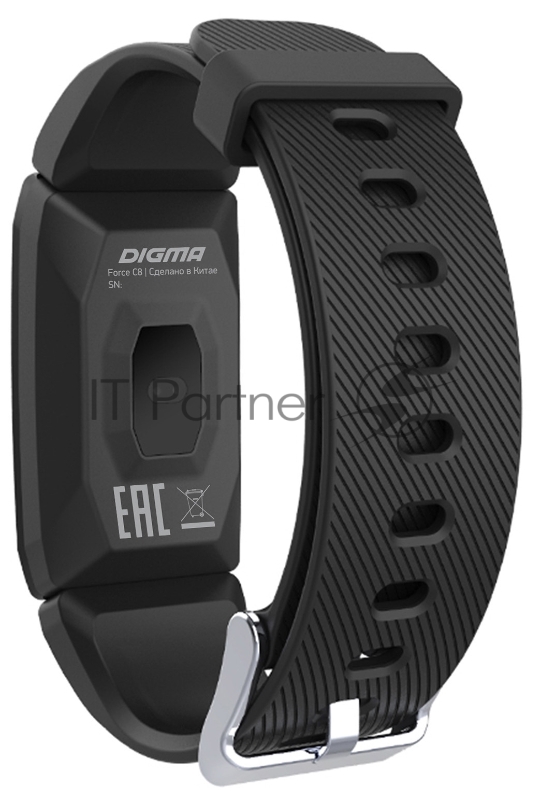 Смарт-браслет Digma Force C8 TFT корп.:черный рем.:черный (C8B)