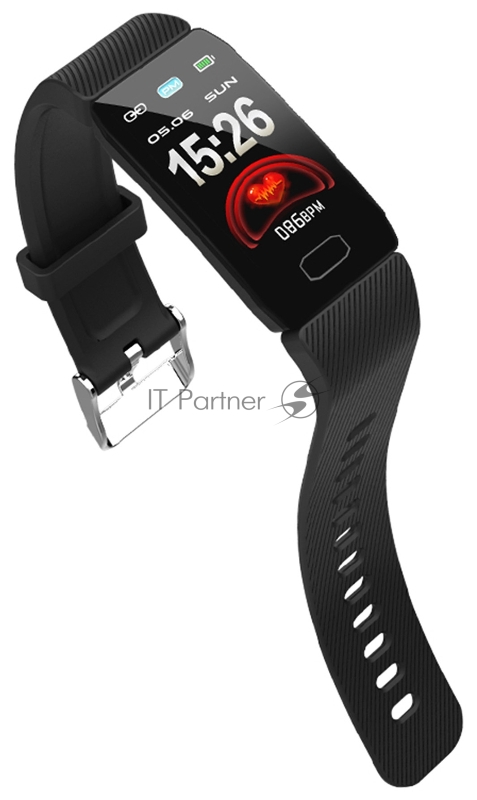 Смарт-браслет Digma Force C8 TFT корп.:черный рем.:черный (C8B)