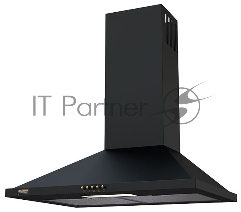Вытяжка каминная Krona Bella 600 черный управление: кнопочное (1 мотор)