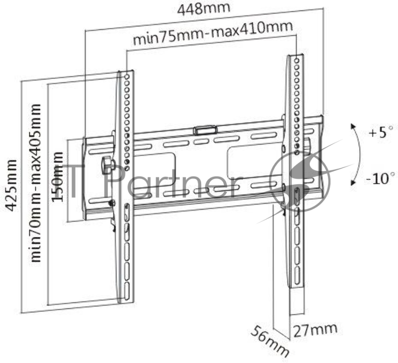 Кронштейн ЖК телевизор ULTRAMOUNTS UM841T 32- 55