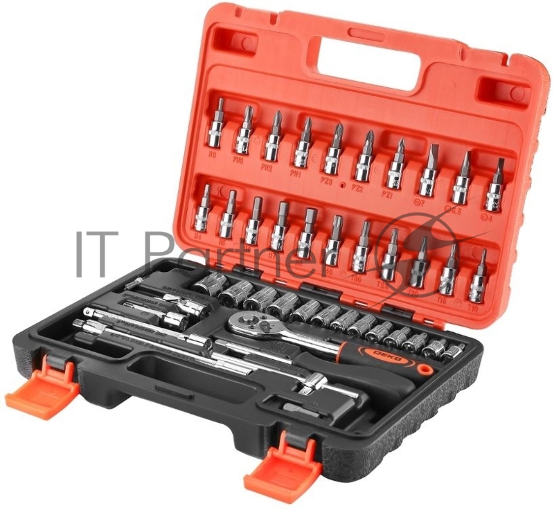 Набор инструментов Deko DKMT46 46 предметов (жесткий кейс)