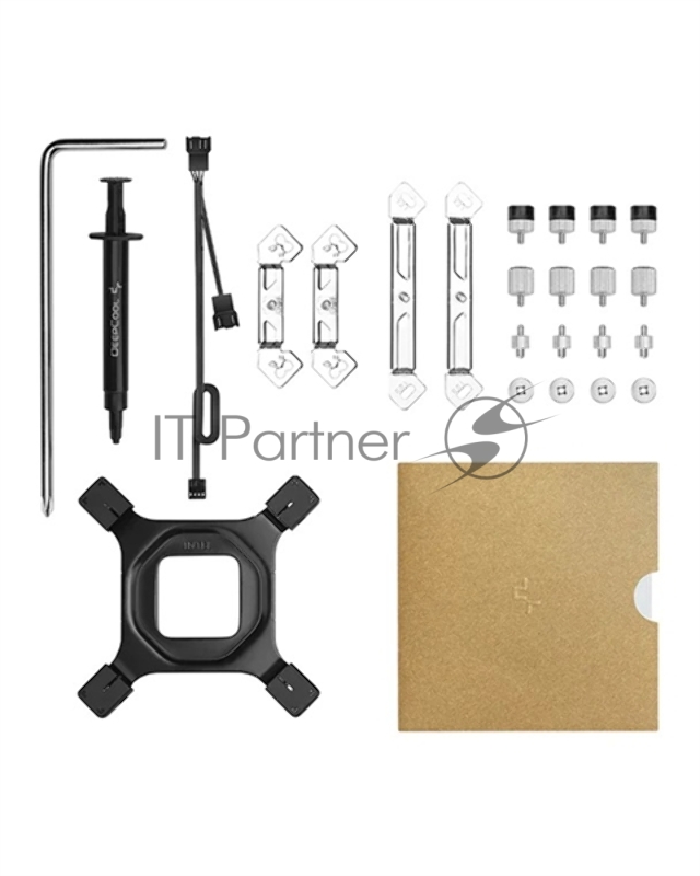 Кулер DEEPCOOL AK620 LGA20XX/1200/115X/AM4/AM3/+/AM (8шт/кор, TDP 260W, PWM, DUAL Fan 120mm, 6 тепл. трубок, черный) RET