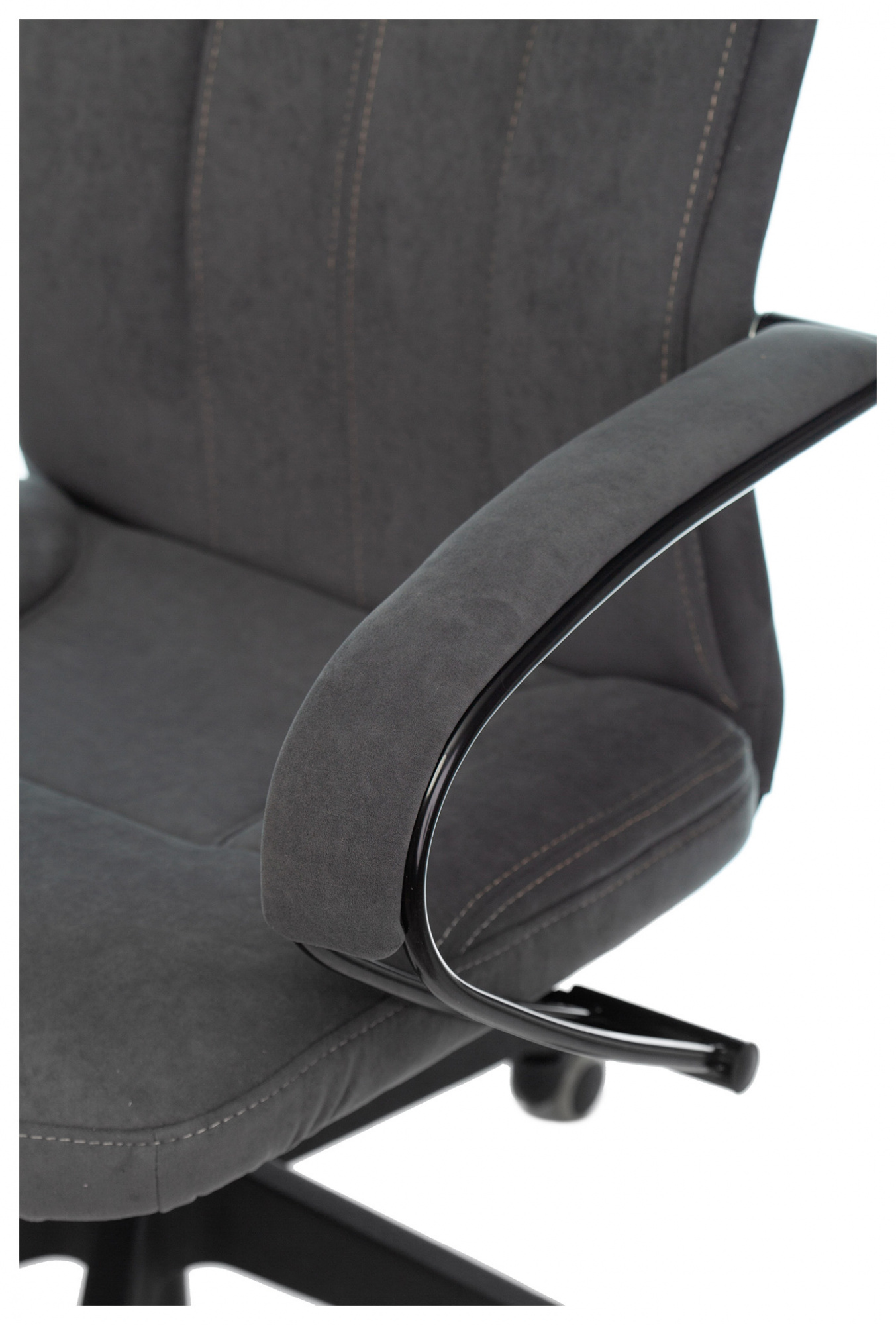 Кресло руководителя Бюрократ CH-608Fabric темно-серый Alfa 44 крестовина пластик