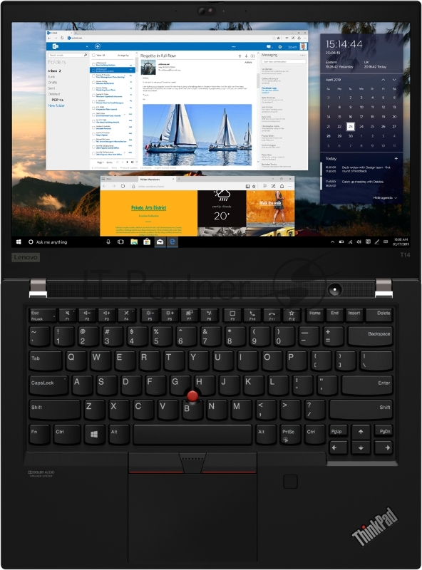 Ноутбук ThinkPad T14 AMD G1 T 14 FHD (1920x1080)IPS AG 250N, Ryzen 7 Pro 4750U 1.7G, 16GB DDR4, 512GB SSD M.2, Radeon Graphics, NoWWAN, WiFi, BT,SCR, IR Cam, 3cell 50Wh, 65W USB-C, Win 10 Pro, 3Y CI, 1.55kg