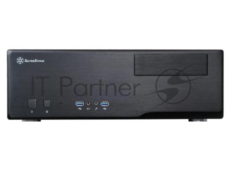 Корпус Silverstone SST-GD05B USB 3.0 Grandia HTPC Micro ATX Computer Case, Silent High Airflow Performance, black