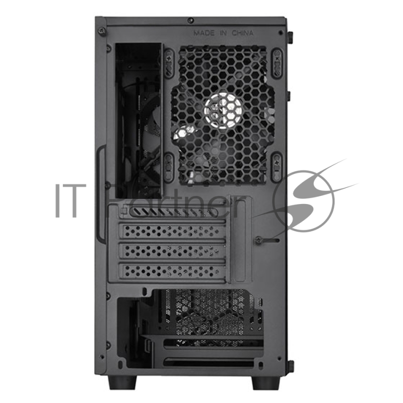 Корпус Silverstone SST-PS15B-PRO Precision Mini Tower Micro ATX Computer Case, tempered glass, 2x 120mm ARGB, 1x ARGB Controller, black