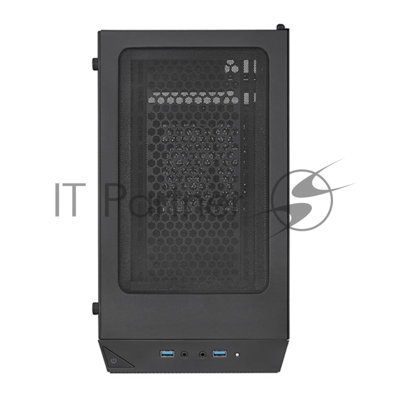 Корпус Silverstone SST-PS15B-PRO Precision Mini Tower Micro ATX Computer Case, tempered glass, 2x 120mm ARGB, 1x ARGB Controller, black