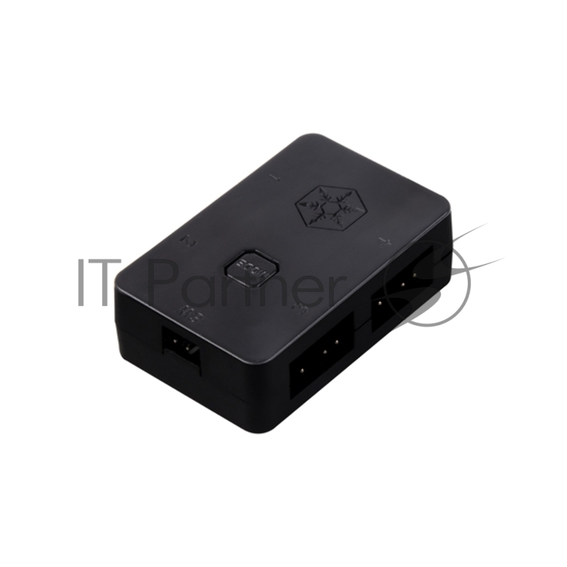 Корпус Silverstone SST-PS15B-PRO Precision Mini Tower Micro ATX Computer Case, tempered glass, 2x 120mm ARGB, 1x ARGB Controller, black