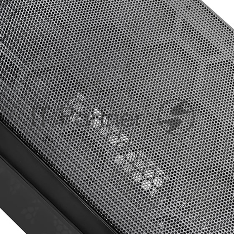 Корпус Silverstone SST-PS15B-PRO Precision Mini Tower Micro ATX Computer Case, tempered glass, 2x 120mm ARGB, 1x ARGB Controller, black