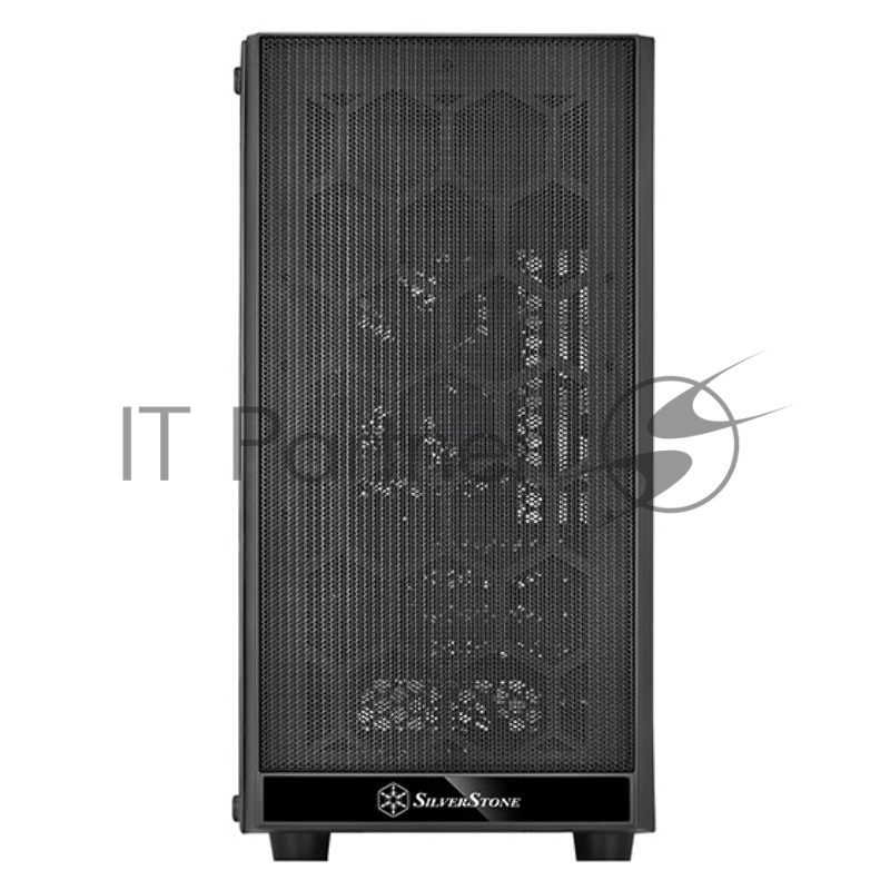 Корпус Silverstone SST-PS15B-PRO Precision Mini Tower Micro ATX Computer Case, tempered glass, 2x 120mm ARGB, 1x ARGB Controller, black