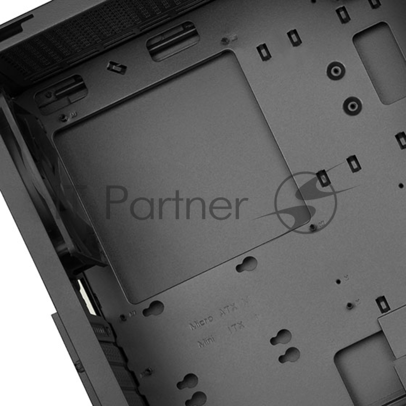 Корпус Silverstone SST-PS15B-PRO Precision Mini Tower Micro ATX Computer Case, tempered glass, 2x 120mm ARGB, 1x ARGB Controller, black