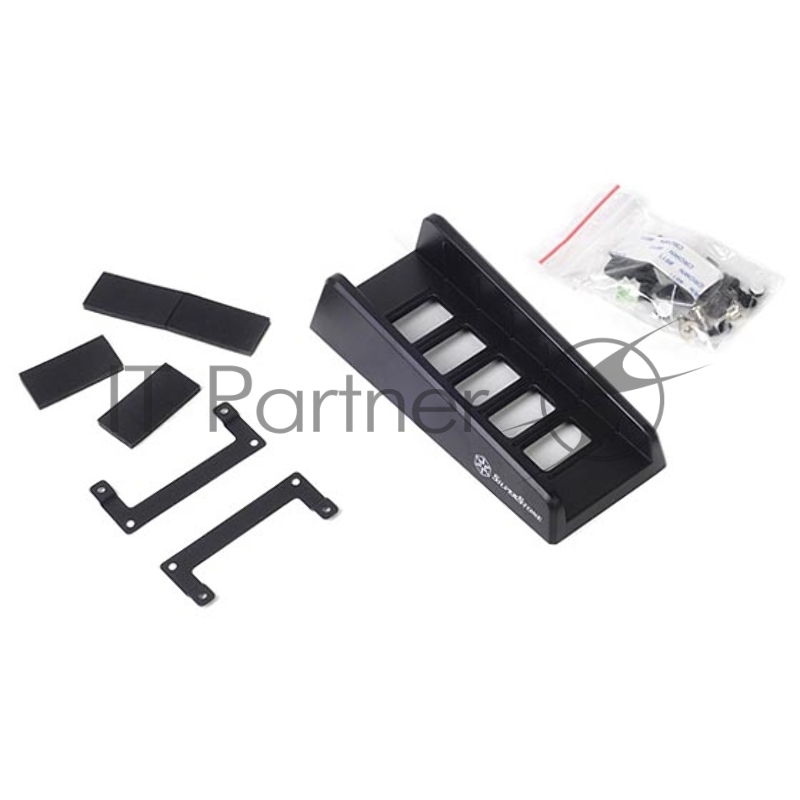 Корпус Silverstone SST-PT13B Petit Thin Mini-ITX Silent Computer Case, black