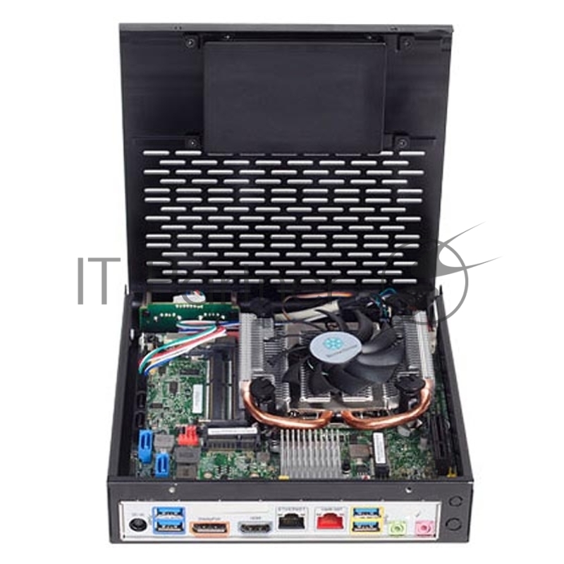 Корпус Silverstone SST-PT13B Petit Thin Mini-ITX Silent Computer Case, black