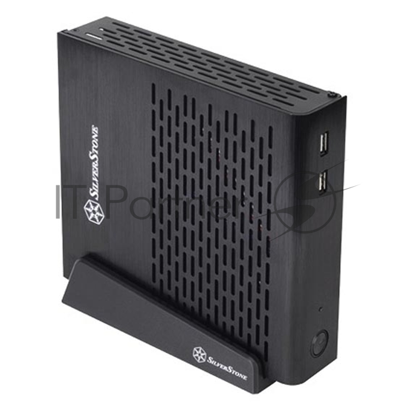 Корпус Silverstone SST-PT13B Petit Thin Mini-ITX Silent Computer Case, black