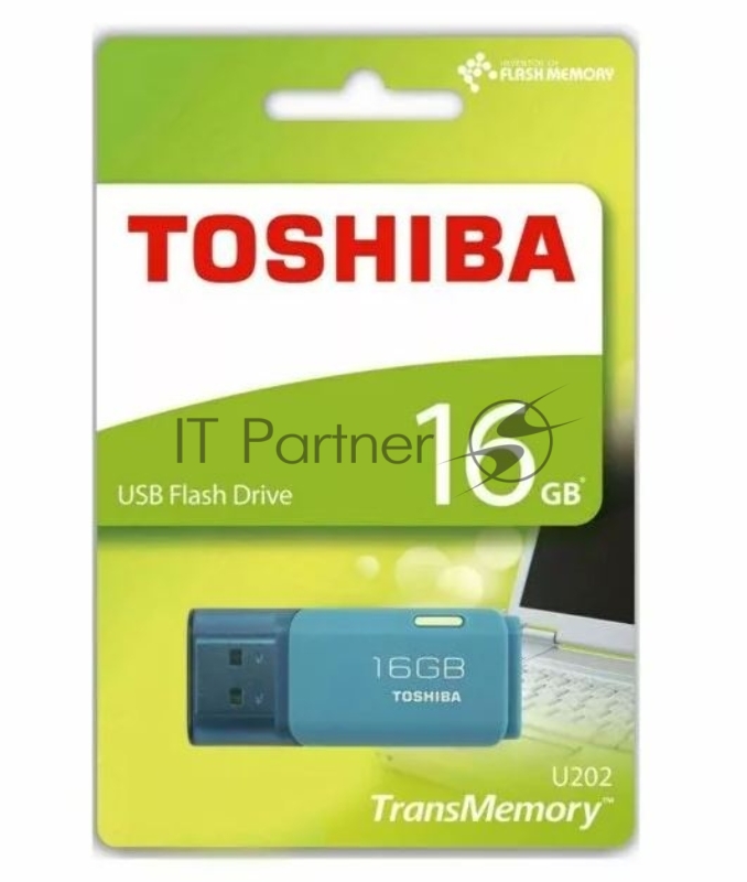 Флеш Диск Toshiba 16Gb kioxia TransMemory U202 LU202L016GG4 USB2.0 голубой