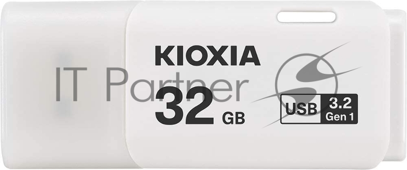 Флеш Диск Toshiba 32Gb Kioxia TransMemory U301 LU301W032GG4 USB3.1 белый