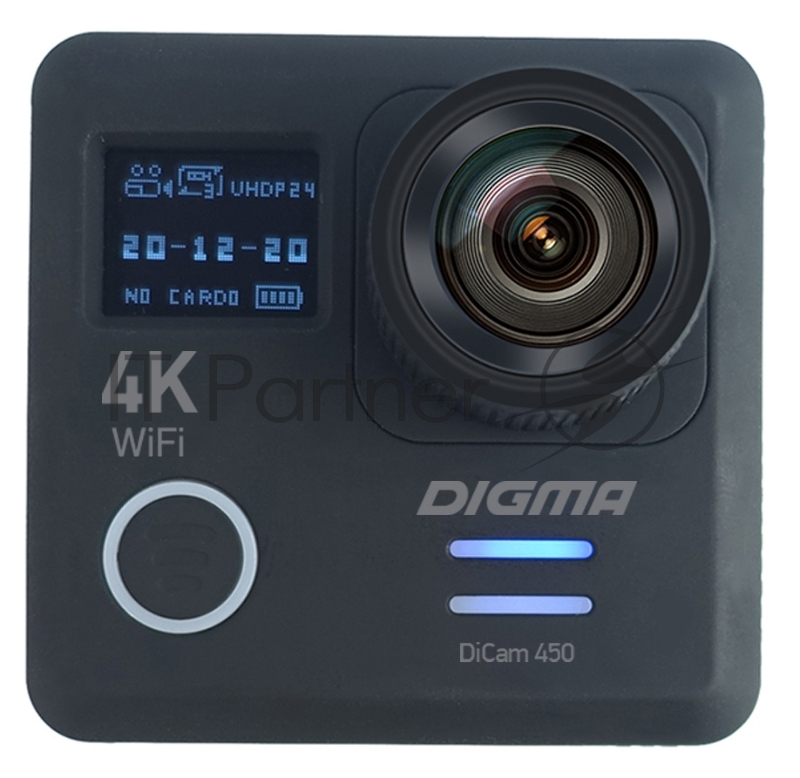 Экшн-камера Digma DiCam 450 черный