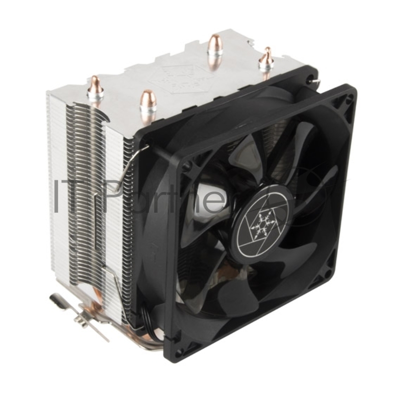 Кулер универсальный Silverstone SST-KR03 Kryton CPU Cooler, excellent cooling and low noise, silent hydraulic bearing 92mm blue LED fan, universal Socket compatibility, RTL {20}