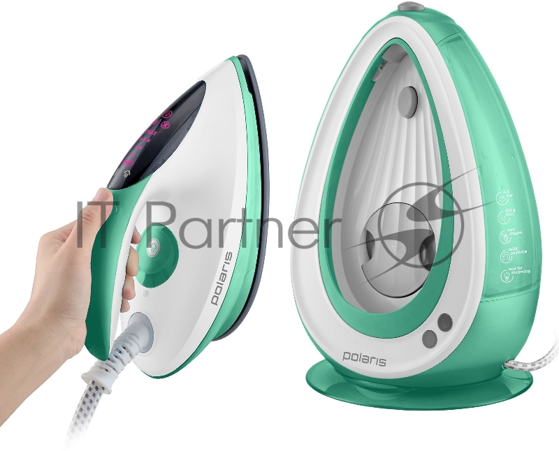 Парогенератор Polaris PSS 6540K 2400Вт белый/изумрудный