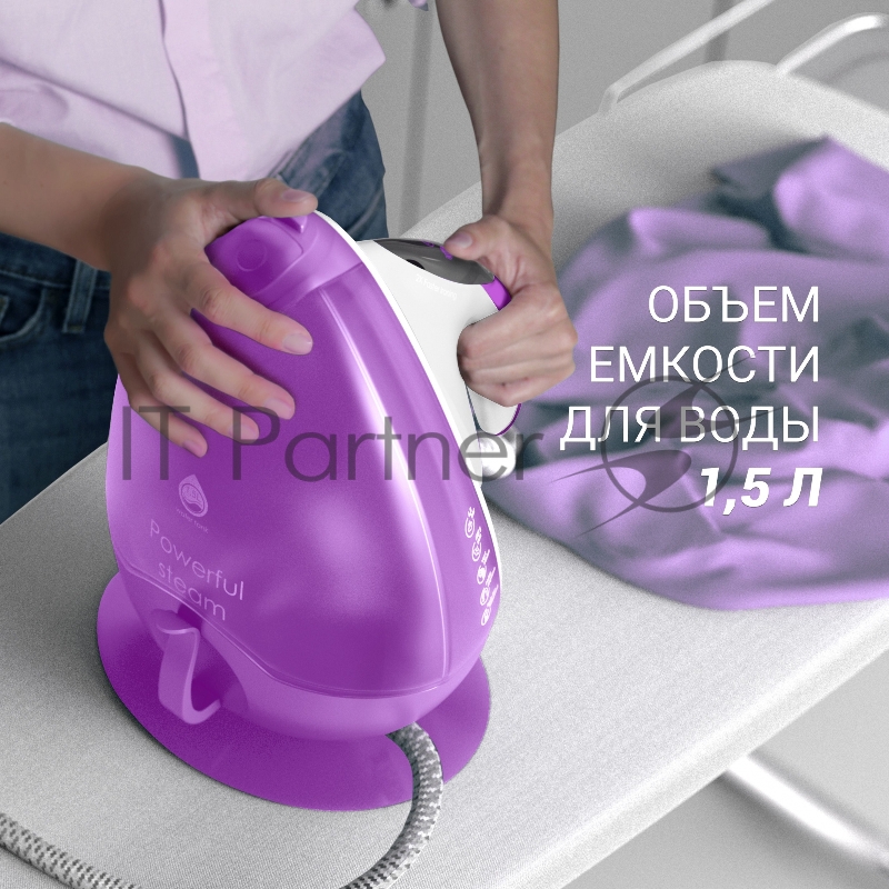 Парогенератор Polaris PSS 6540K 2400Вт белый/лиловый