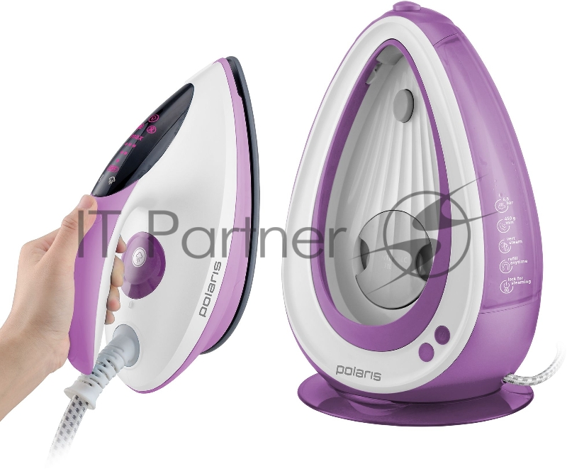 Парогенератор Polaris PSS 6540K 2400Вт белый/лиловый