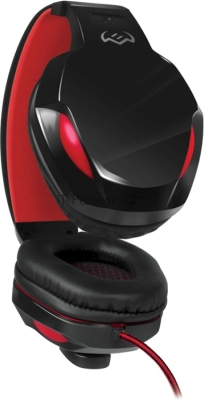 SVEN AP-G857MV Игровые наушники с микрофоном черно-красные (mini jack O 3,5 мм (4 pin), 40 мм)