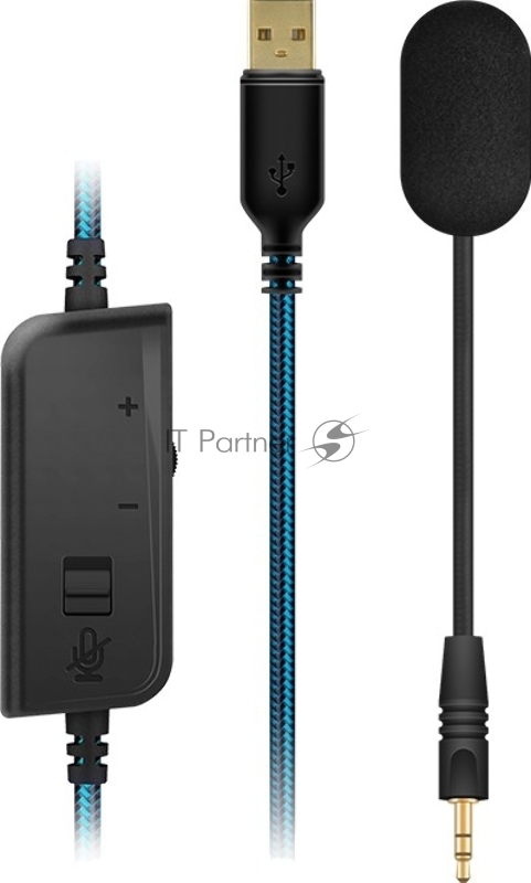 SVEN AP-U1500MV Игровые наушники с микрофоном черные (USB, LED, 7.1, mini jack O 3,5 мм (4 pin), 50 мм, RGB подсветка)