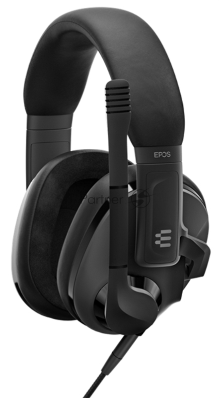 EPOS H3 чёрная Игровая гарнитура (Sennheiser, mini jack 3.5 мм, PC / Soft phone, PS4, Xbox One, Nintendo Switch, Mac OSX, PS5, Xbox Series X)