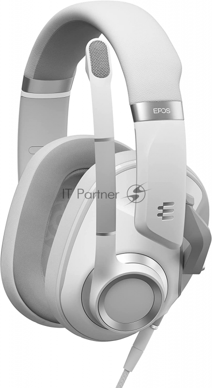 EPOS H6 PRO Closed белая Игровая гарнитура (Sennheiser, mini jack 3.5 мм, PC / Soft phone, PS4, Xbox One, Nintendo Switch, Mac OSX, PS5, Xbox Series