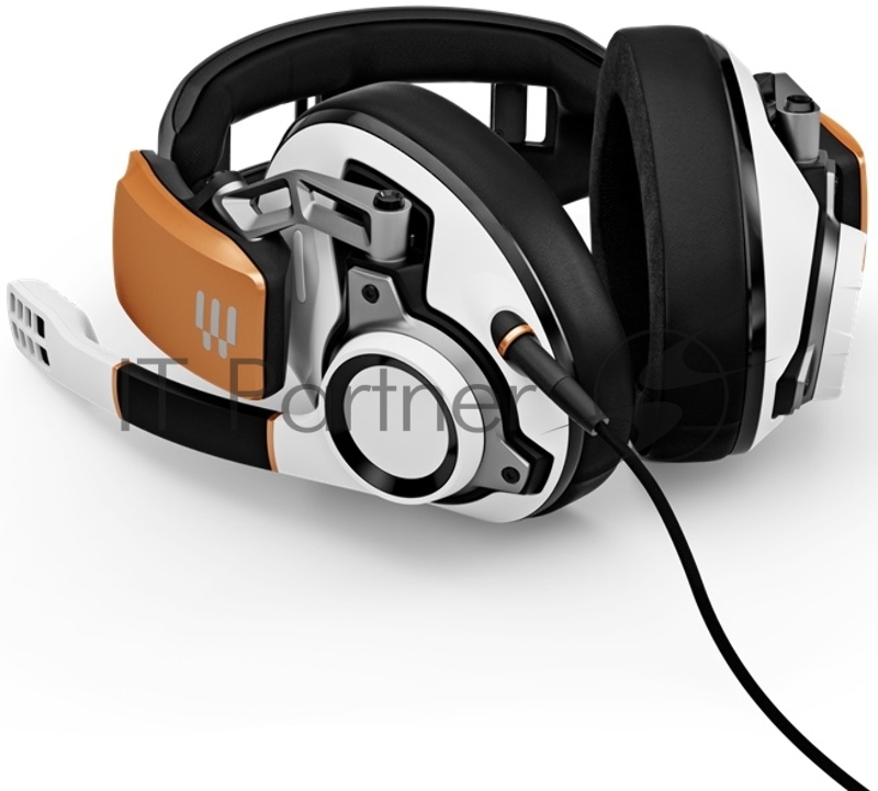 EPOS GSP 601 чёрный/белый/золотистый Игровая гарнитура (Sennheiser, mini jack 3.5 мм, PC / Soft phone, PS4, Xbox One, Nintendo Switch, Mac OSX, PS5,