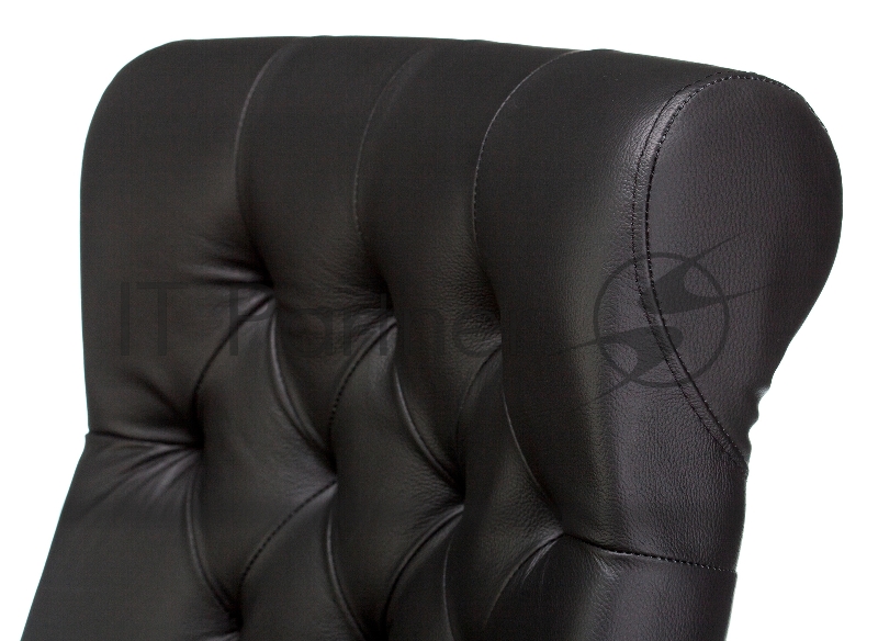 Кресло руководителя Бюрократ T-9928WALNUT черный кожа крестовина металл/дерево