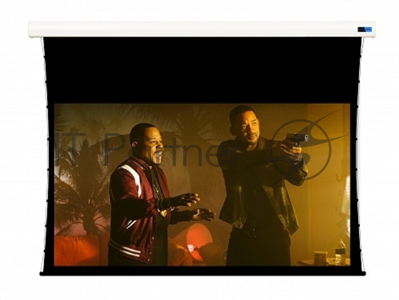 Экран Cinema SOK SCPSMT-298x16 Pro 135 16:9 настенно-потолочный, моторизов боковым натяжением, White PVC, белый корпус, ED 60см