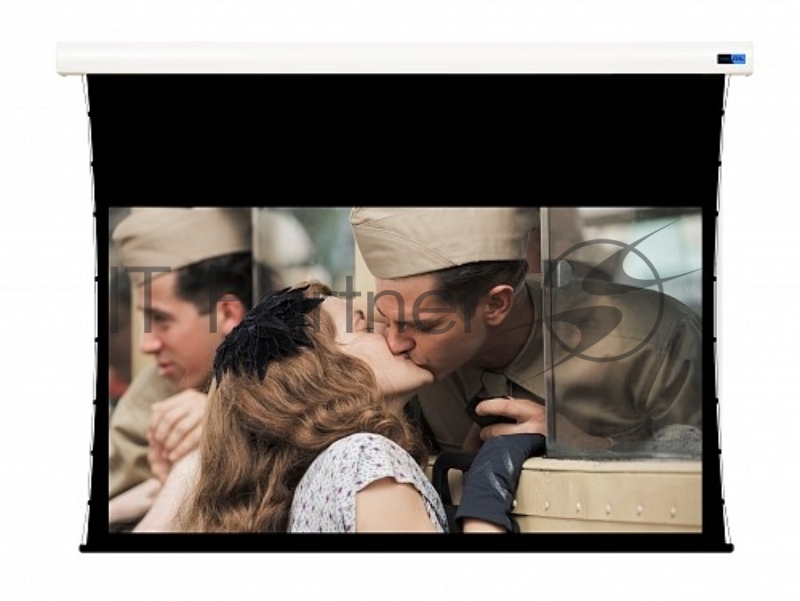 Экран Cinema SOK SCPSMT-332x18 Pro 150 16:9 настенно-потолочный, моторизов боковым натяжением, White PVC, белый корпус, ED 90см