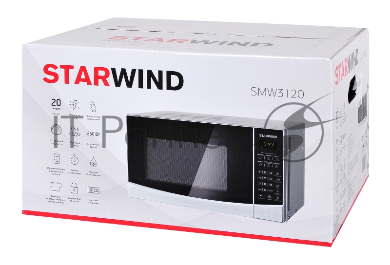 Микроволновая Печь Starwind SMW3120 20л. 700Вт серебристый/черный