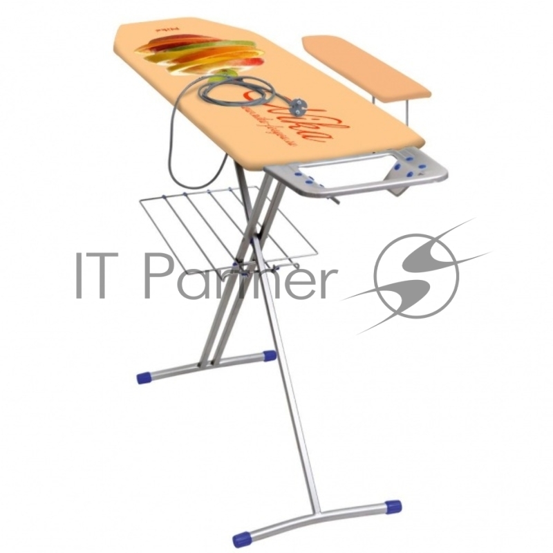 Доска гладильная НИКА 3+, фанера, европодставка под утюг (полимер) с термосиликоном, 122/34,5