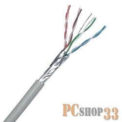 Кабель FTP 5e кат. VCOM VNC1110, 4 пары, однож., 24AWG/0.51мм, CCAW (305м)